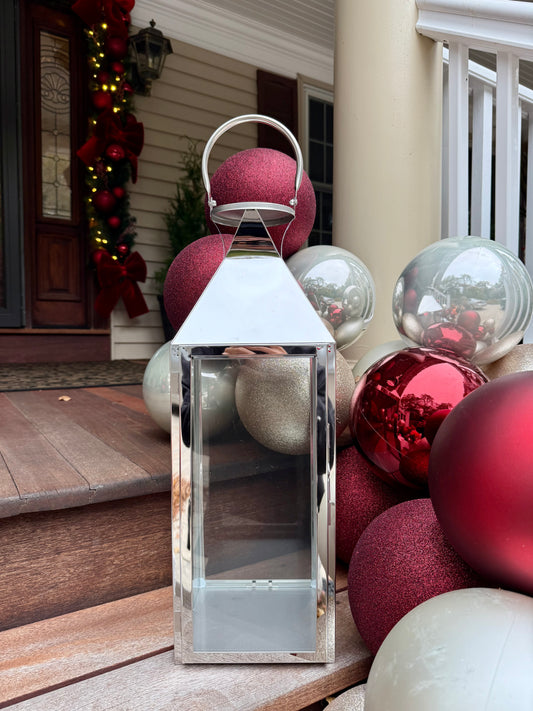 Modern Silver Lantern