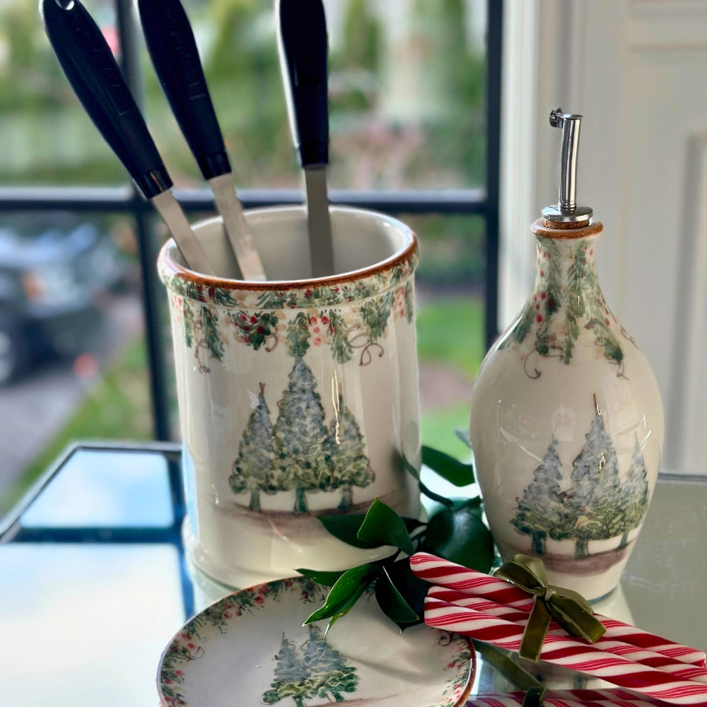 Winter Olive Oil Bottle