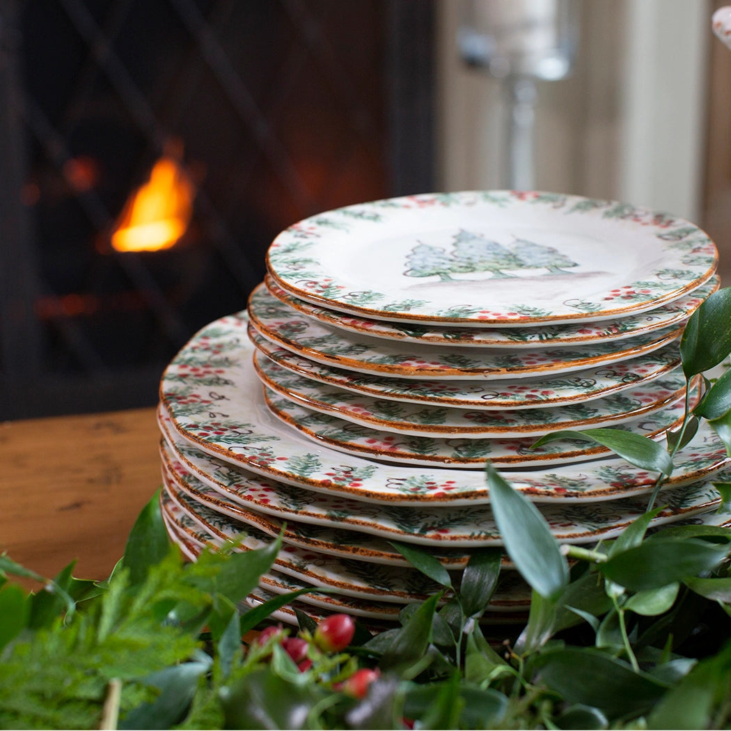 Winter Dinner Plates