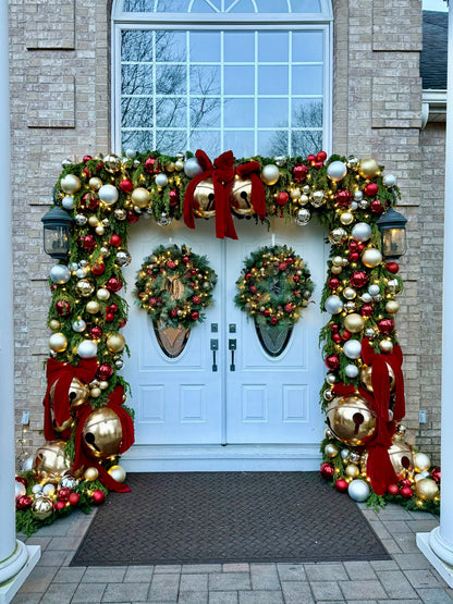 Symmetrical Bells & Bows Luxe Installation