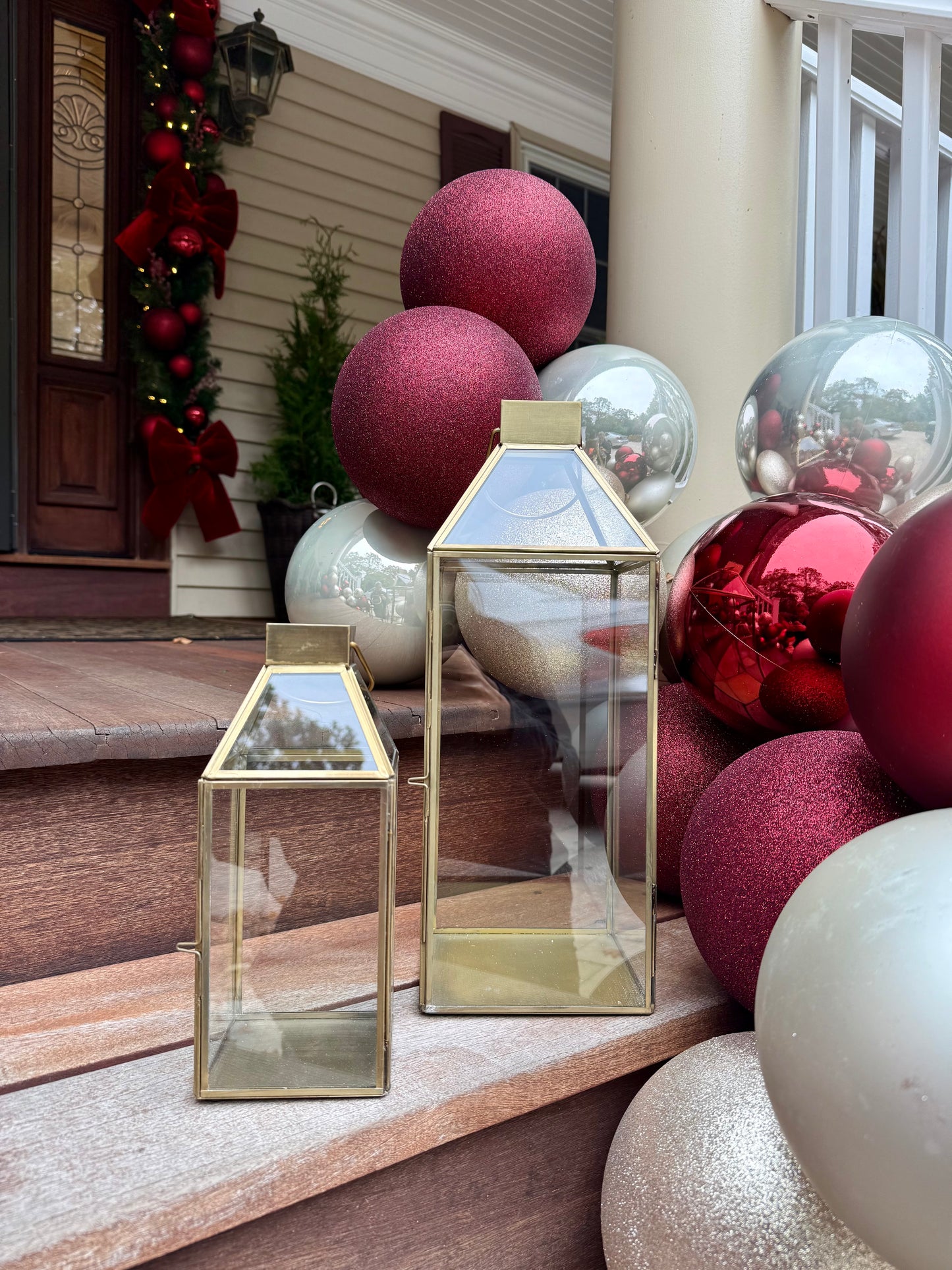 Elegant Brass Lantern