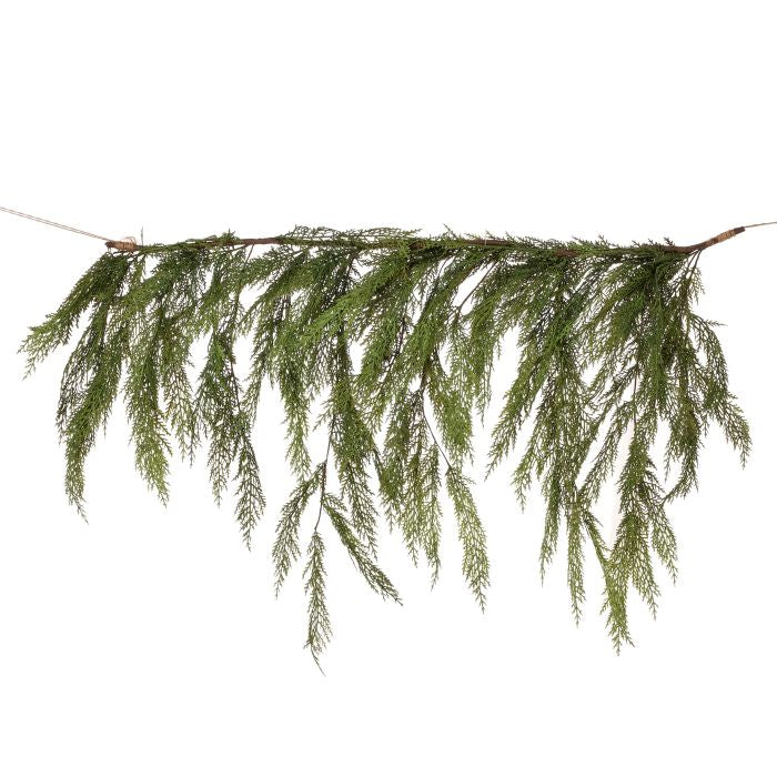 Real Touch Cedar Dripping Garland