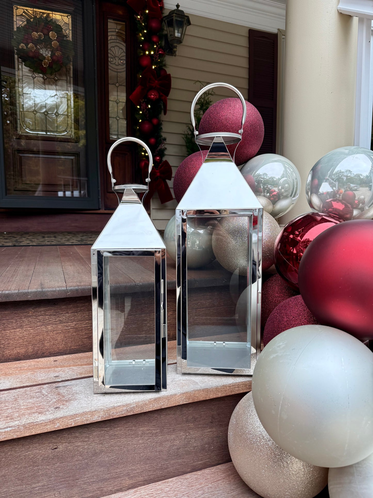 Modern Silver Lantern