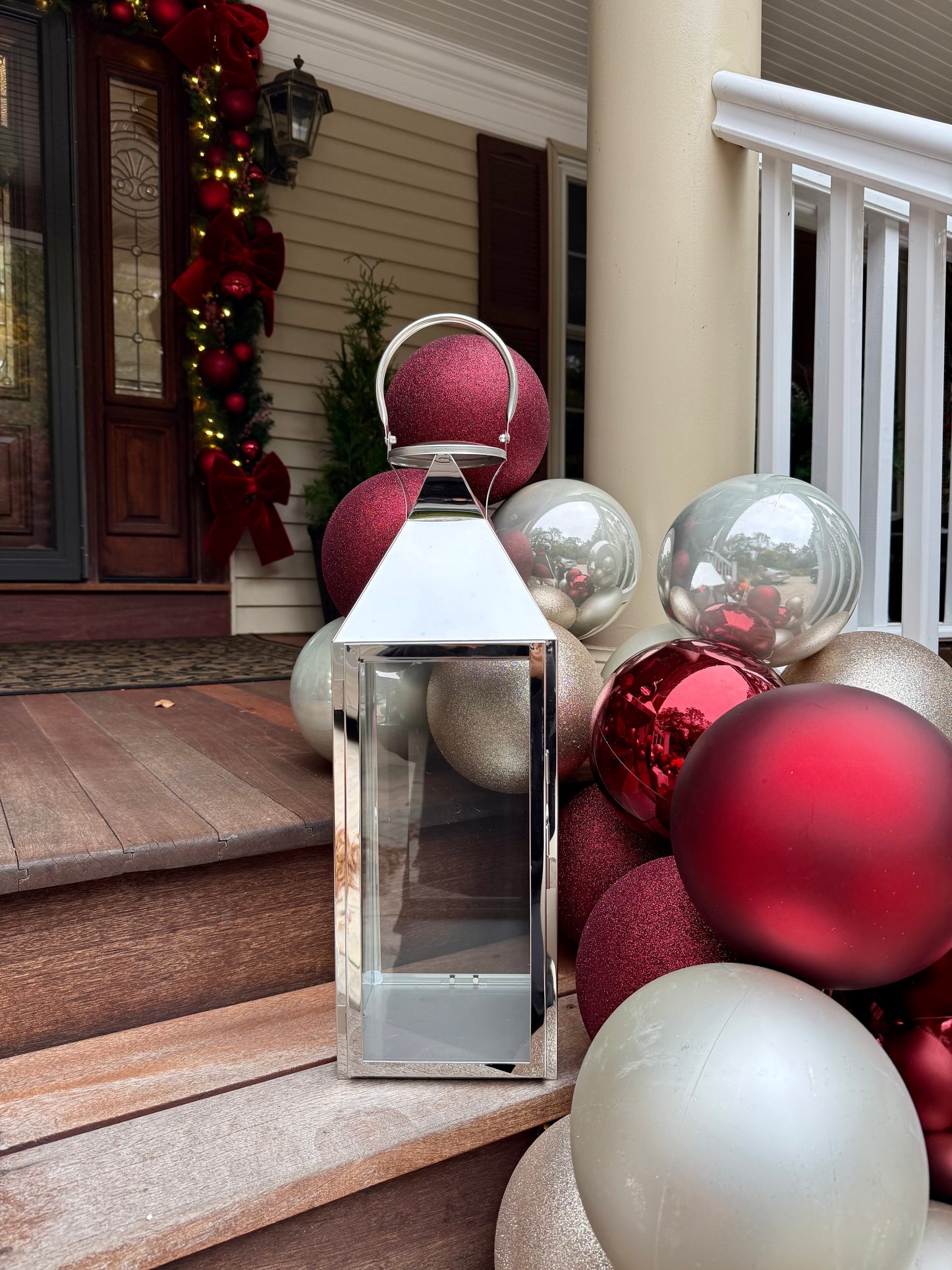 Modern Silver Lantern