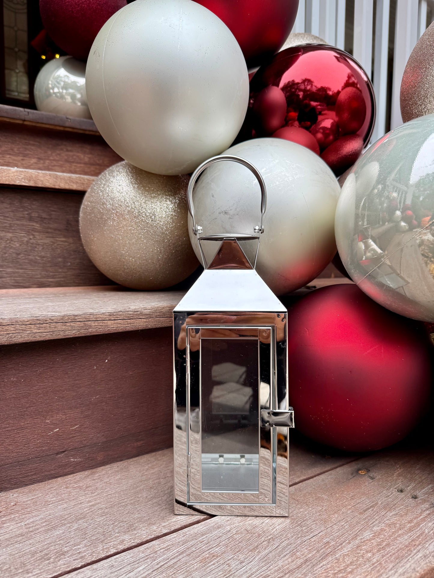 Modern Silver Lantern