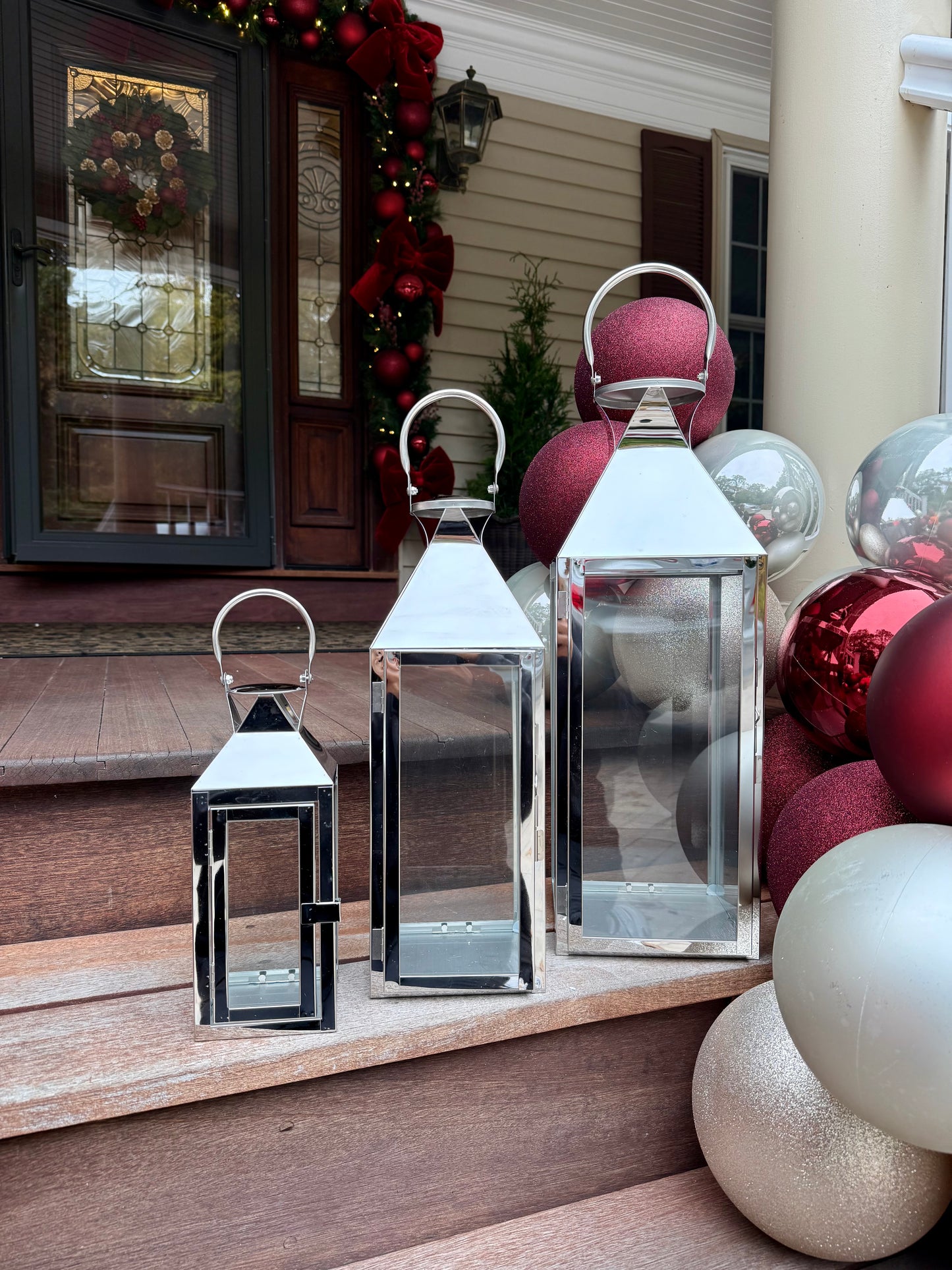 Modern Silver Lantern