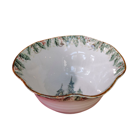 Winter Wave Serve Bowl